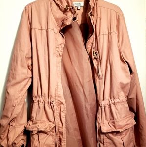 Charolotte Russe | Dusty Rose Military Jacket